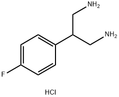 1,3-Propanediamine, 2-(4-fluorophenyl)-, hydrochloride (1:2),78533-97-8,结构式