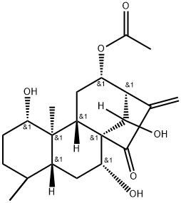 エクスシサニンB 化学構造式