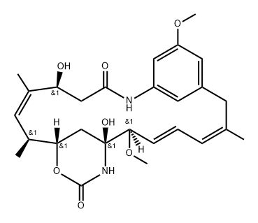 Maytansine, O3-de2-(acetylmethylamino)-1-oxopropyl-19-dechloro-4,5-deepoxy-4,5-didehydro-22-demethyl-|