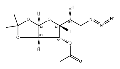 α-D-Glucofuranose, 6-azido-6-deoxy-1,2-O-(1-methylethylidene)-, 3-acetate