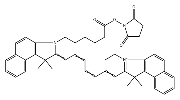 CY7.5-琥珀酰亚胺/活化酯, 786620-92-6, 结构式