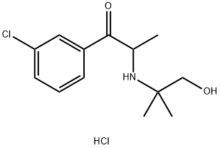 Hydroxybupropion hydrochloride salt Structure