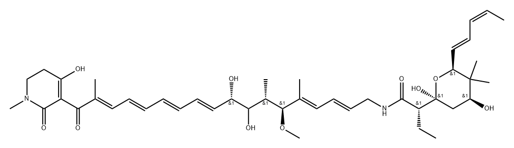 黄丝菌素, 79190-00-4, 结构式