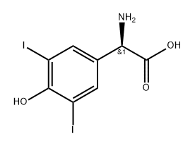 Levothyroxine Sodium Impurity  isomer Structure