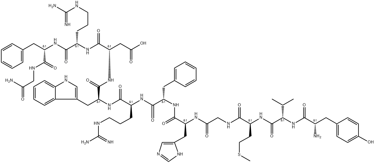 γ2 - MSH (41 - 58), amide Structure