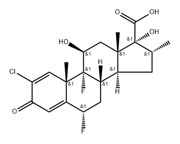 Halometasone Impurity 3, 80157-55-7, 结构式