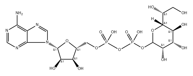 adenosine 5'-diphosphate-glycero-mannoheptose Structure