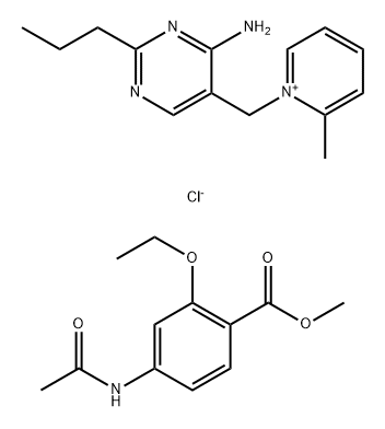 Amprolium-ethopabate mixture Struktur