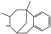 2,6-Methano-3-benzazocine,1,2,3,4,5,6-hexahydro-4,6-dimethyl-,stereoisomer(8CI) 结构式