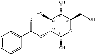 α-D-Glucopyranose, 2-benzoate 结构式