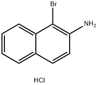 1-溴萘-2-胺盐酸盐 结构式