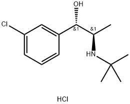 盐酸赤型二氢安非他酮, 80478-43-9, 结构式