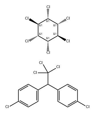 8064-48-0 1-chloro-4-[2,2,2-trichloro-1-(4-chlorophenyl)ethyl]benzene, 1,2,3,4,5 ,6-hexachlorocyclohexane