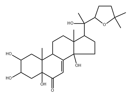 筋骨草甾酮D 结构式