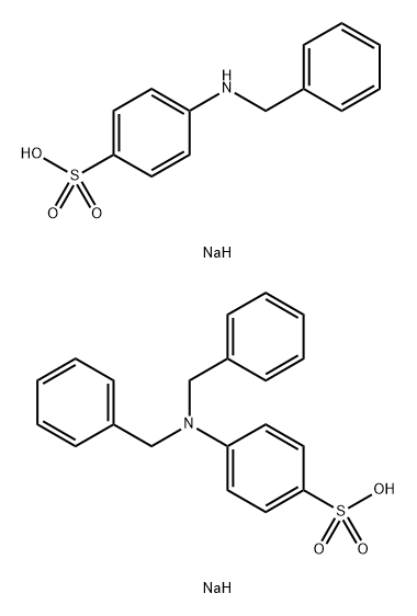 sodium dibenzyl amine enzene sulfonate Struktur