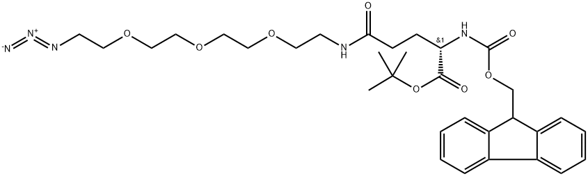 10,13,16-Trioxa-2,7-diazaoctadecanoic acid, 18-azido-3-[(1,1-dimethylethoxy)carbonyl]-6-oxo-, 9H-fluoren-9-ylmethyl ester, (3S)-