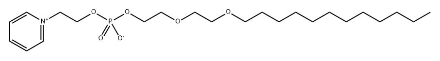 2(2-(dodecyloxy)ethoxy)ethyl-2-pyridioethyl phosphate,81051-35-6,结构式