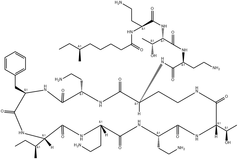 多粘菌素B1-1 结构式