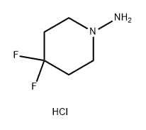 4,4-二氟哌啶-1-胺盐酸盐, 811442-23-6, 结构式