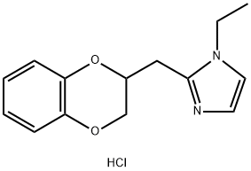 Imiloxan hydrochloride, 81167-22-8, 结构式