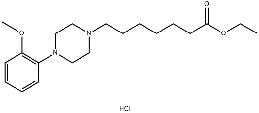 4-(2-Methoxyphenyl)-1-piperazineheptanoic acid ethyl·2hydrochloride Structure