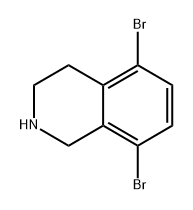 5,8-dibromo-1,2,3,4-tetrahydroisoquinoline Structure
