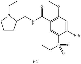 氨磺必利盐酸盐, 81342-13-4, 结构式
