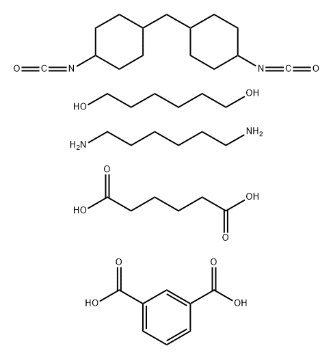 1,3-Benzenedicarboxylic acid, polymer with 1,6-hexanediamine, hexanedioic acid, 1,6-hexanediol and 1,1'-methylenebis[4-isocyanatocyclohexane]|1,3-邻苯二甲酸和1,6-己二胺,己二酸,1,6-己二醇及1,1'-亚甲基双[4-异氰酸基环己烷]的聚合物