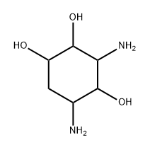 chiro-Inositol,  2,4-diamino-1,2,4-trideoxy-  (9CI) Structure