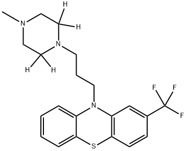 Trifluoperazine dihydrochloride salt Structure