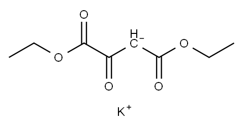 草酰乙酸二乙酯钾盐, 81927-12-0, 结构式