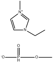 1H-Imidazolium, 3-ethyl-1-methyl-, methyl phosphonate (1:1) Structure