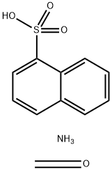 1-Naphthalenesulfonic acid, ammonium salt, polymer with formaldehyde Struktur