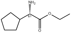 S-环戊基甘氨酸乙酯, 820964-61-2, 结构式