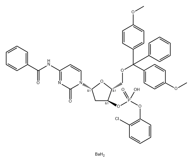BZ-DMT-DEOXYCYTIDINE 2-CLPH DIESTER BARIUM)|