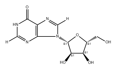 INOSINE, [2,8-3H]- Struktur