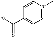 1-甲基吡啶-1-鎓-4-羧酸内盐, 824-77-1, 结构式