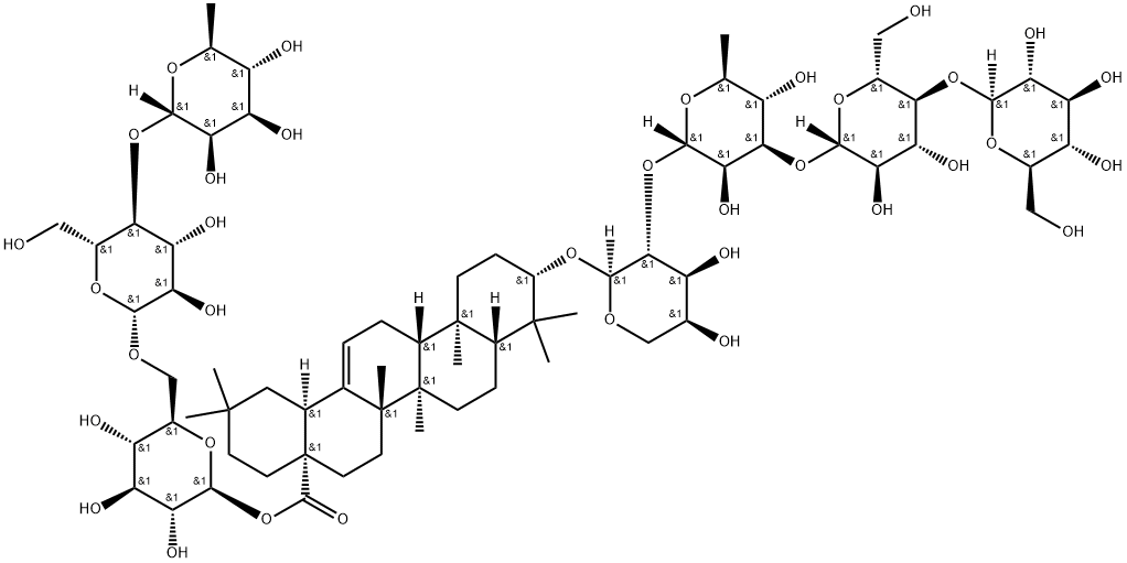 白头翁皂苷E-3 结构式