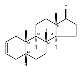 Androst-2-en-17-one, (5β)-, 82467-84-3, 结构式