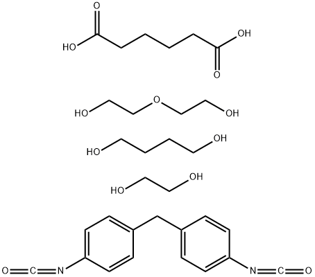 82669-79-2 己二酸与1,4-丁二醇、1,2-乙二醇、1,1,-亚甲基双(4-异氰酸根合苯)和2,2,-氧联双乙醇的聚合物