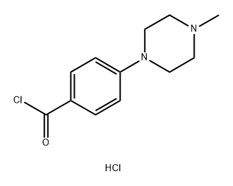 4-(4-Methylpiperazin-1-yl)benzoyl chloride dihydrochloride Structure