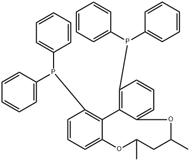 Phosphine, 1,1'-[(6R,8R,13aS)-7,8-dihydro-6,8-dimethyl-6H-dibenzo[f,h][1,5]dioxonin-1,13-diyl]bis[1,1-diphenyl- Struktur