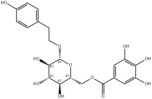 6'-O-Galloylsalidroside Structure