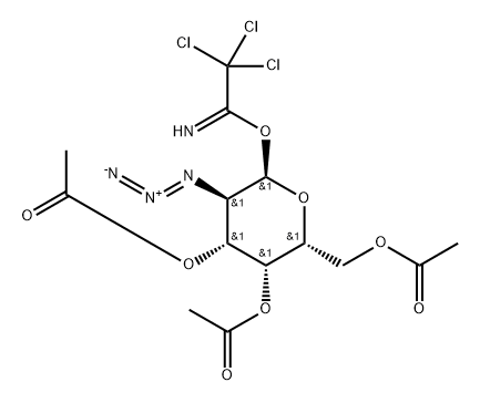 (2R,3R,4R,5R,6R)-2-(acetoxymethyl)-5-azido-6-(2,2,2-trichloro-1-iminoethoxy)tetrahydro-2H-pyran-3,4-diyl diacetate(WXC08711)