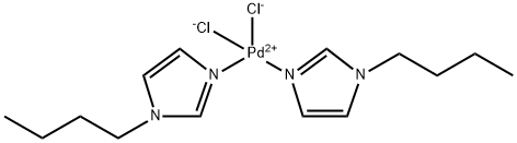 双(1-丁基-1H-咪唑-N3)二氯钯, 83252-49-7, 结构式