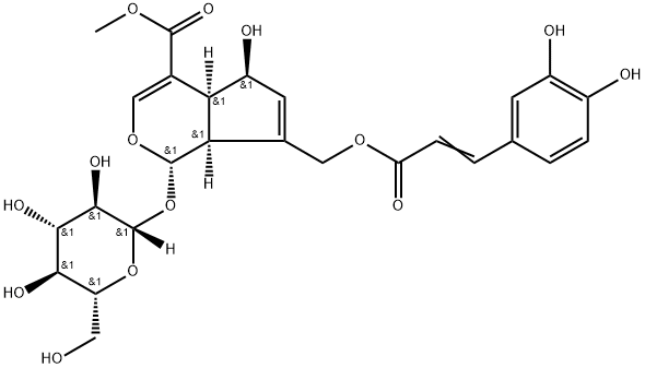 10-O-Caffeoyl-6-epiferetoside Structure