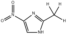 2-甲基-5-硝基咪唑-D3 结构式