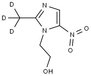 甲硝唑-D3,83413-09-6,结构式