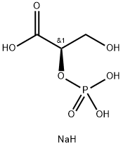 D(+)2-PHOSPHOGLYCERIC ACID SODIUM SA 化学構造式