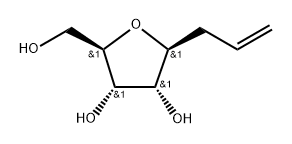 4,7-脱氢-1,2,3-三脱氧-D-异 - 辛-1-烯醇,83540-89-0,结构式